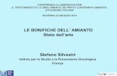 LE BONIFICHE DELLʼAMIANTO Stato dell’arte Stefano Silvestris.silvestri@ispo.toscana.it Author Stefano Silvestri Created Date 5/21/2014 3:11:27 PM ...
