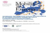 Mobilità in Europa - Accademia di Belle Arti di Venezia · 2015. 8. 5. · Mobilità in Europa Giornata informativa sulle opportunità di studio, lavoro, staGe, ricerca e volontariato