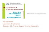 Maurizio Reale Laboratorio Emodinamica Ospedale S.S ......Lower CV mortality (OR 0.08; 0.01-0.90), Lower overall mortality (OR 0.52; CI, 0.09-1.74), NYHA class and haemoiysis reduction