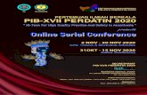 Online Serial Conferencepibperdatin.com/assets/26 OKT 2020 - FINAL ANNOUNCEMENT...Perhimpunan Dokter Spesialis Anestesiologi dan Terapi Intensif Indonesia TEMA Hi-Tech For High Quality