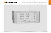 Standard multifunction meter LE07987AA-01WP-15W41 · 1 Nm for the current-input terminals (I1, I2 and I3). Each CT’s secondary winding must be short-circuited when disconnecting