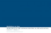 XXXV / 2016, 1 SOCIETÀ DI LINGUISTICA ITALIANA€¦ · SOCIETÀ DI LINGUISTICA ITALIANA Presidente: Anna M. Thornton (ﬁ no al 2017, rieleggibile) e-mail: thornton@cc.univaq.it