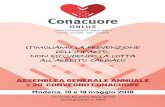Opuscolo Conacuore 2018 · 2018. 5. 8. · Via Zurlini, 130 - 41125 Modena Tel. 059 342459 - Fax 059 2923049 e-mail: presidenza@conacuore.it - web: CONACUORE Onlus Con il Patrocinio