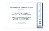 Sportello Telematico SIRIO 2012. 9. 25.¢  Tabella triennale 1 Sportello Telematico SIRIO Presentazione