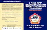 1a FIERA-EXPO’ · 2007. 9. 25. · Stefano Semenzato (Coordinamento tecnico scientifico) Daniele Albicocchi Rita Ciampichetti Riccardo Giacobazzi ... e-mail: cisa@comune.porrettaterme.bo.it