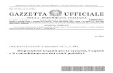 GAZZETTA UFFICIALE - Emilia-Romagna · PIAZZA G. VERDI, 1 - 00198 ROMA N. 251/L AVVISO AL PUBBLICO Si comunica che il punto vendita Gazzetta Ufficiale sito in via Principe Umberto,