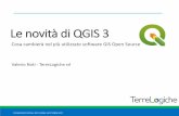 Le novità di QGIS 3...TECHNOLOGY FOR ALL 2017 WORKSHOP “LE NOVITA’ DI QGIS3” La storia di QGIS Giugno 2002 0.0.1 Gennaio 2009 Un «semplice» importatore e visualizzatore di