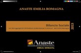 Bilancio Sociale 2013 · 2014. 11. 17. · E.R. ha deciso, prima regione Anaste in Italia, di pubblicare il Bilancio Sociale. L’evoluzione dell’attività di impresa ha modificato