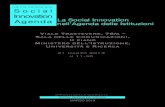 La via italiana alla Social Innovation - La via italiana alla Social Innovation Agenda La Social Innovation