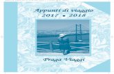 Appunti di viaggio 2017•2018 - Praga Viaggi · 2017•2018 Praga Viaggi Appunti di Viaggio 2017-18 (32 pp rose):Layout 1 3-08-2017 11:47 Pagina 1 ... Pescatori e carrozze nei borghi
