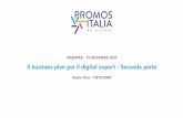 ll business plan per il digital export - Seconda parte THE … · Giulio Finzi | 2020 I modelli di business per il digital export Le componenti fondamentali di un progetto di export