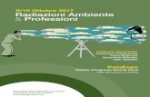 9/10 Ottobre 2017 Radiazioni Ambiente Professioni...Si fa presente inoltre che ANFeA - Associazione di riferimento per il “fisico professioni sta ” ai sensi della Legge 4/2013,
