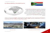 La Repubblica Sudafricana - robadascuolaLa Repubblica Sudafricana 3 Territorio e clima La Repubblica Sudafricana è costituita da un grande altopiano, di altitudine media compresa