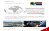 La Repubblica Sudafricana - Microsoft€¦ · La Repubblica Sudafricana 3 Boscimani in Sudafrica Territorio e clima La Repubblica Sudafricana è costituita da un grande altopiano,