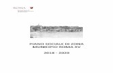 PIANO SOCIALE DI ZONA MUNICIPIO ROMA XV 2018 - 2020 · 1.3 L’Ufficio di Piano Tutto il processo di costruzione del nuovo Piano Sociale Municipale è stato coordinato e organizzato