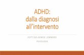 ADHD: dalla diagnosi all’intervento · Le funzioni esecutive a scuola •MEMORIA DI LAVORO: capacità di mantenere in memoria informazioni e manipolarle e di eseguire un doppio