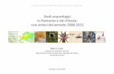 Studi aracnologici 2008 2015 - GPSO · 2020. 2. 27. · Studi aracnologici in Piemonte e Val d'Aosta: una sintesi del periodo 2008‐2015 Marco Isaia Laboratorio Ecosistemi Terrestri