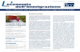 L’ economia Anno 0 - Dicembre 2011 - Numero 1 dell’immigrazione · 2013. 3. 8. · corso dell’ultimo anno, ha edito per il Mu-lino il volume “Rapporto annuale sull’eco-nomia