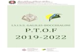I.S.I.S.S. GALILEI -BOCCHIALINI P.T.O.F 2019 -20220... · 2019. 1. 17. · “F. Bocchialini” di Parma. La sede Amministrativa e della Dirigenza Scolastica stata collocata a San