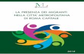 migranti nelle Città metropolitane sono realizzati da ANPAL … · 2018. 1. 1.  · Il gruppo di lavoro che ha curato la presente edizione è composto da Ioana Simina Duma, Laura