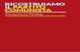 RICOSTRUIAMO IL PARTITO COMUNISTAcomunisticalabria.org/Tesi.pdf · 2016. 5. 13. · Il Partito Comunista d’Italia ha aderito in quanto tale al progetto e così molti compagni e