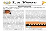 novembre - La Voce Del Tirrenolavocedeltirreno.it/images/Articoli/Nov2013/Novembre...ANCHE Tu LA VOLONTA' DONARE E spegn. n. pea BUIO Contro il Femminicidio "'SICUREZZA DEGLI ANZtANl"