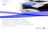 in bianco e nero · 2018. 2. 1. · in bianco e nero Xerox WorkCentre ® 5222 / 5225 / 5230 Sistema multifunzione Produttività, flessibilità e semplicità X_14805_W30BR-01IE LANGUAGE: