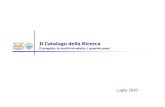 Il Catalogo della Ricerca - · PDF file MIUR/SAPERI UGOV- CATALOGO SATHANUR A, BENINI L, BIANCHI A, ROSSI E, VERDI M., Exploiting Temporal Discharge Current Information to Improve