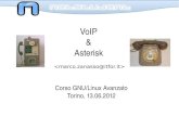 VoIP Asterisk · 2019. 5. 24. · VoIP 1995: Nascita del VoIP L’acronimo VoIP (Voice Over Internet Protocol) significa letteralmente “voce su protocollo Internet”. È l’insieme