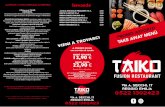 TAIKO menuasporto 02 · 2020. 4. 30. · e condimenti compresi)-Pesce e prodotti a base di pesce (tutti i piatti contenenti pesce come sushi, sashimi, gunkan, nigiri, hosomaki, uramaki,