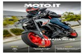 YAMAHA MT-03dem.moto.it/magazine/motoit-magazine-n-407.pdf · 2019. 12. 17. · la prova yamaha mt-03 5.499 euro motore due cilindri in linea tempi 4 cilindrata 321 cc raffreddamento