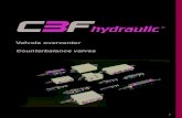 Valvole overcenter Counterbalance valves - CBF Hydraulic · 2019. 9. 21. · Valvole overcentre che devono aprirsi con una pressione di pilotaggio limitata, anche in presenza di contropressione