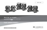 Serie e-LNT - Xylem Applied Waterdocumentlibrary.xylemappliedwater.com/wp-content/blogs.dir/22/file… · 1 x 220-240 V 50 Hz per potenze fino a 2,2 kW 3 x 220-240/380-415 V 50 Hz