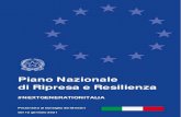 Piano Nazionale di Ripresa e Resilienza...2021/01/12  · È un Piano di Ripresa, perché intende fronteggiare l’impatto eonomio e soiale della risi pandemica, a partire dalle lezioni