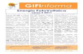 GIFInforma - IMPEGNOCIVILE.IT · 2012. 1. 4. · GIFI - Gruppo Imprese Fotovoltaiche Italiane - viale Lancetti, 43 - 20158 Milano - tel 02 3264 228 fax 02 3264 217 - :: gifi@anie.it