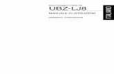 UBZ-LJ8 - Fracassi UBZ-LJ8-Italian.pdf · 2007. 7. 14. · COMPATIBILITÀ TK-3101 / UBZ-LJ8..... 27 GUIDA ALLA RISOLUZIONE DEI PROBLEMI ..... 28. I-1 INTRODUZIONE Grazie per aver