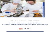 ALTA FORMAZIONE ALMA · 2019. 5. 13. · ALMA La scuola dell’ospitalità Italiana ALMA - La Scuola Internazionale di Cucina Italiana è il più autorevo-le centro di formazione