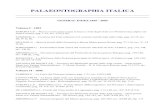 General Index 1895-2005 Index 1895-2005.pdf · 2012. 5. 31. · PALAEONTOGRAPHIA ITALICA GENERAL INDEX 1895 - 2005 Volume I - 1895 PARONA C.F. - Nuove osservazioni.sopra la fauna