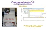 Programmazione dei PLC in linguaggio Laddertdpgalilei.altervista.org/Ladder/Ladder_per_PLC.pdf · 2016. 5. 14. · Linguaggio LADDER (linguaggio “a contatti”) Introduzione e concetti