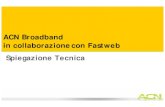 ACN Broadband in collaborazionecon Fastweb Spiegazione ...reps.acneuro.com/ACN-Europe_files/docs/it/Broadband...PG. 4 Tecnologie: ADSL ULL Cavo in Fibra Ottica Centrale Telecom Per