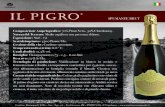 IL PIGRO ITA - Cantine Romagnoli · 2019. 4. 23. · Composizione Ampelografica: 70% Pinot Nero, 30% Chardonnay. Natura del Terreno: Medio argilloso con presenza di limo. Esposizione: