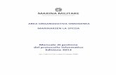 Manuale di gestione del protocollo informatico Edizione 2013 · 2014. 2. 19. · REV.01 Manuale di gestione del protocollo informatico di Marinarsen La Spezia 9 1. 2. Servizio per
