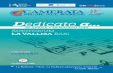 30 Aprile > 28 Maggio 2019 Auditorium La Vallisa Bari · 2019. 4. 17. · Classica e Tango Pietro Roffi ... Il suo CD “Lirismo e ‘900 chitarristico”, una raccolta di brani solistici