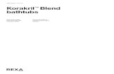 Korakril Blend bathtubs - Rexa Designrexadesign.it/uploads/downloads/RXD_Vasche_Korakril.pdf · Indice | Summary MyPlanet MyPlanet XL con muretto with shelf Hole XS P. 2 P. 10 P.