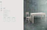 ARNICA - Cucine LUBE · 2020. 10. 9. · laminato sab tavolo / table tavolo “sab“ allungabile. gambe piramidali legno tinte a colore piano sp. 2,5 e struttura laminato e fenix