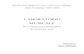 PROGETTO MUSICALE CARTACEO - ANGSA Lombardiaangsalombardia.it/objects/progetto_musicale.pdf · 2015. 7. 31. · STRUTTURAZIONE DEL LABORATORIO MUSICALE • Obiettivo: lo scopo di