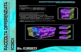 ECOBOX - DBM International · 2019. 10. 25. · CONTENITORI ECOBOX MATERIALE : cartone triplo patinato, verniciato e plastificato CAPACITA’ MISURE (mm) 90lt 360*360*820 fondo automontante