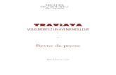Page presse Traviata - Théâtre Forum Meyrin · 2016. 9. 29. · Judith Chemla enchante « La Traviata » LE MONDE | 23.09.2016 à 06h35 • Mis à jour le 23.09.2016 à 07h28 |
