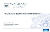 HORIZON 2020 e SME Instrument - limprenditore.com · Europa 2020 Europa 2020 è la strategia dell’UnioneEuropea per il decennio 2010 –2020. Questa strategia è basata sul concetto