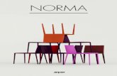 NORMA · 2019. 4. 30. · Norma Come il disegno di una sedia fatto da un bambino, Norma esprime la sua stessa essenza: semplicità, leggerezza, linearità. La sua purezza formale